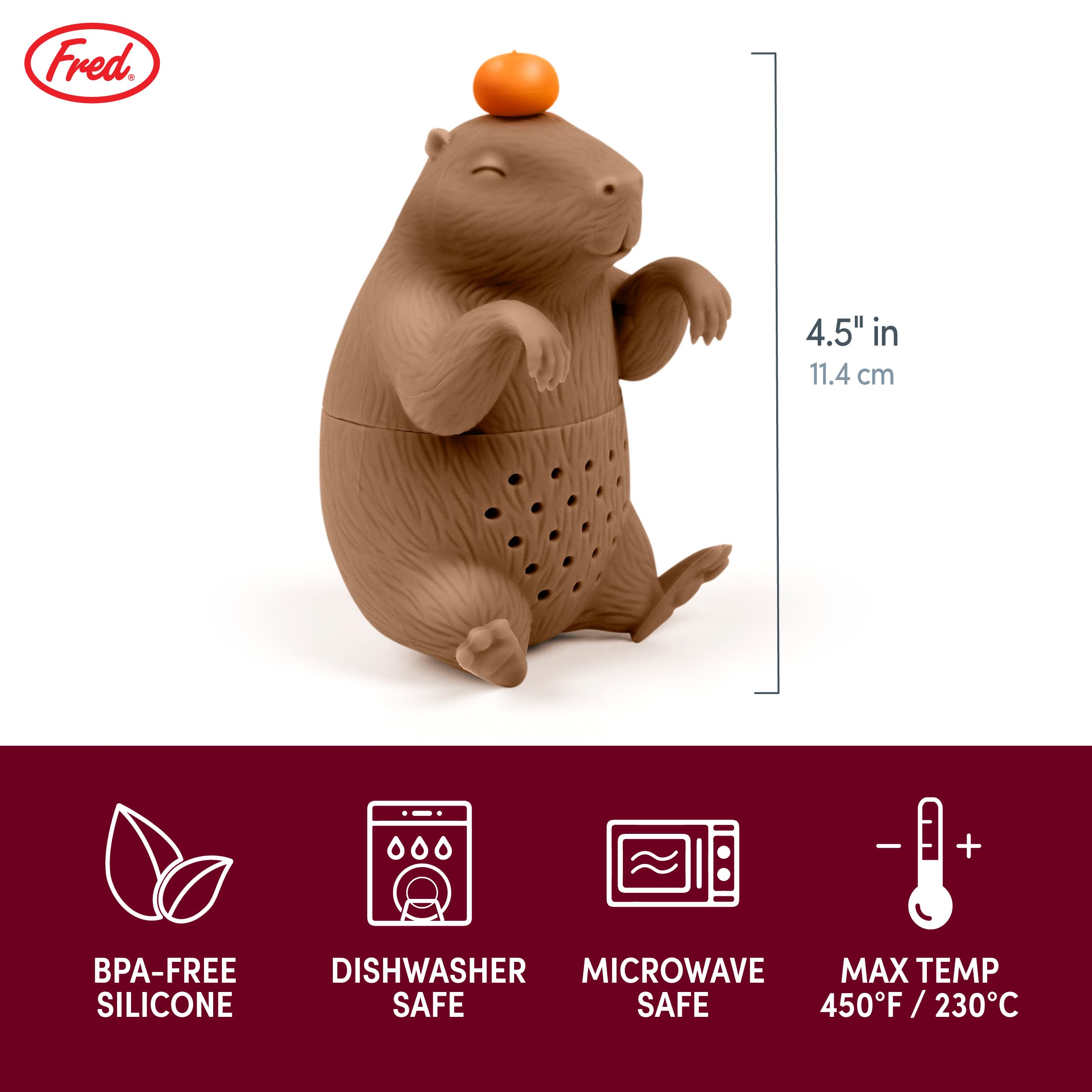 Amazon.co.jp: 本物のFred CAPYBARAHHH ティーインフューザー